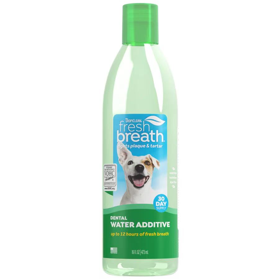 Tropiclean Fresh Breath Dental Health Solution For Dogs 473ml