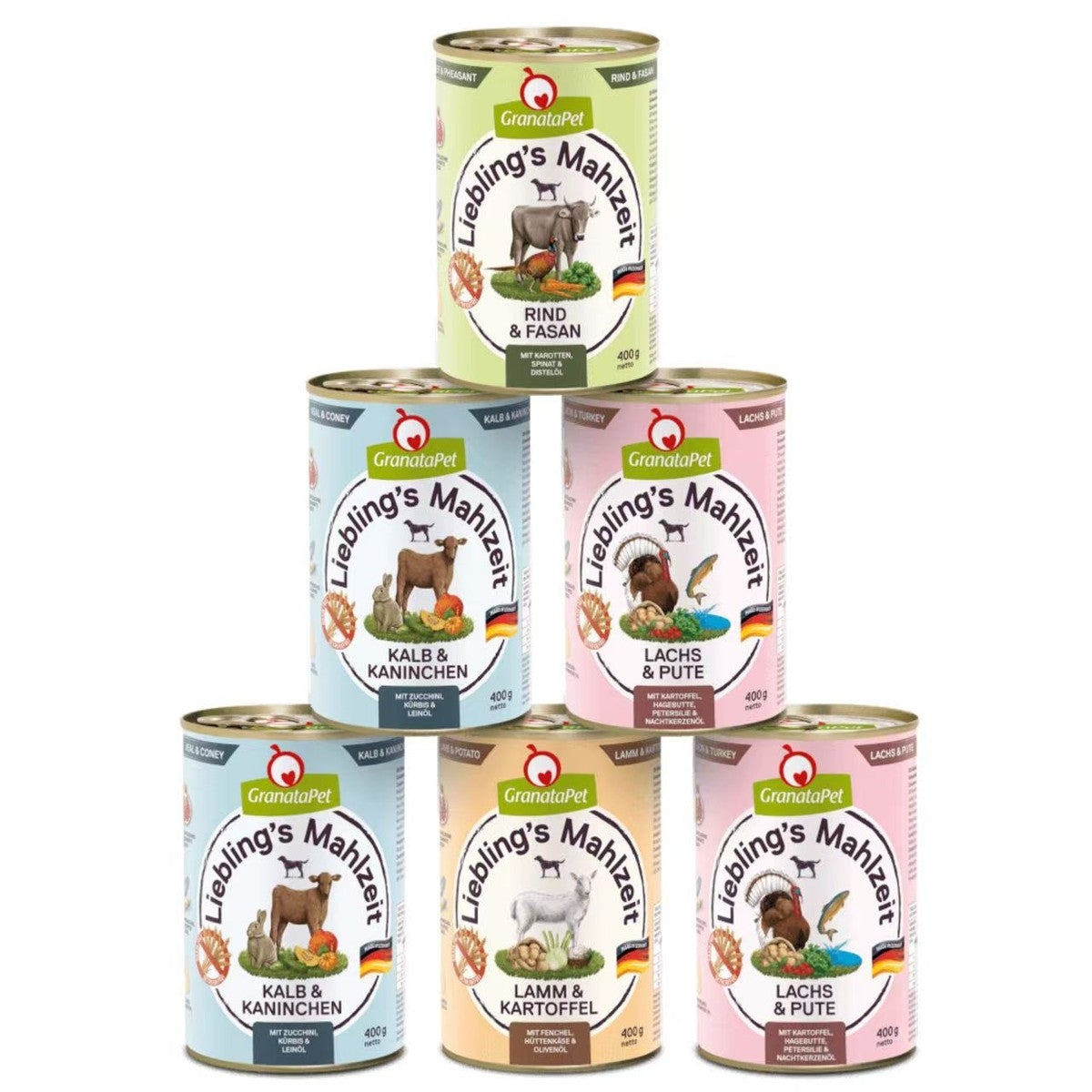 Granatapet 湿狗粮 嫩牛肉羊肉味