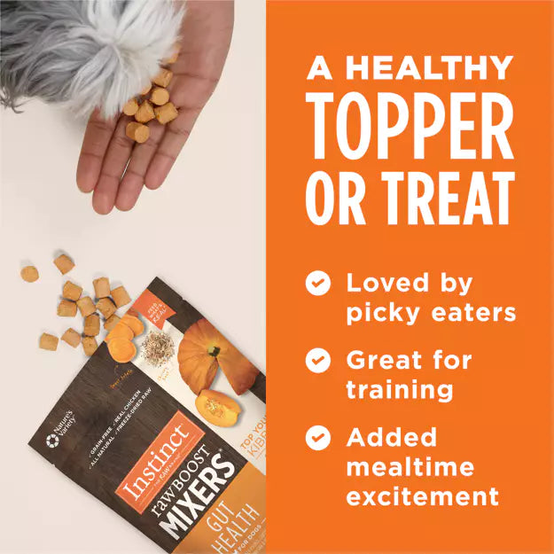 Instinct Raw Boost Mixers Dog Food Topper Gut Health Recipe 156g
