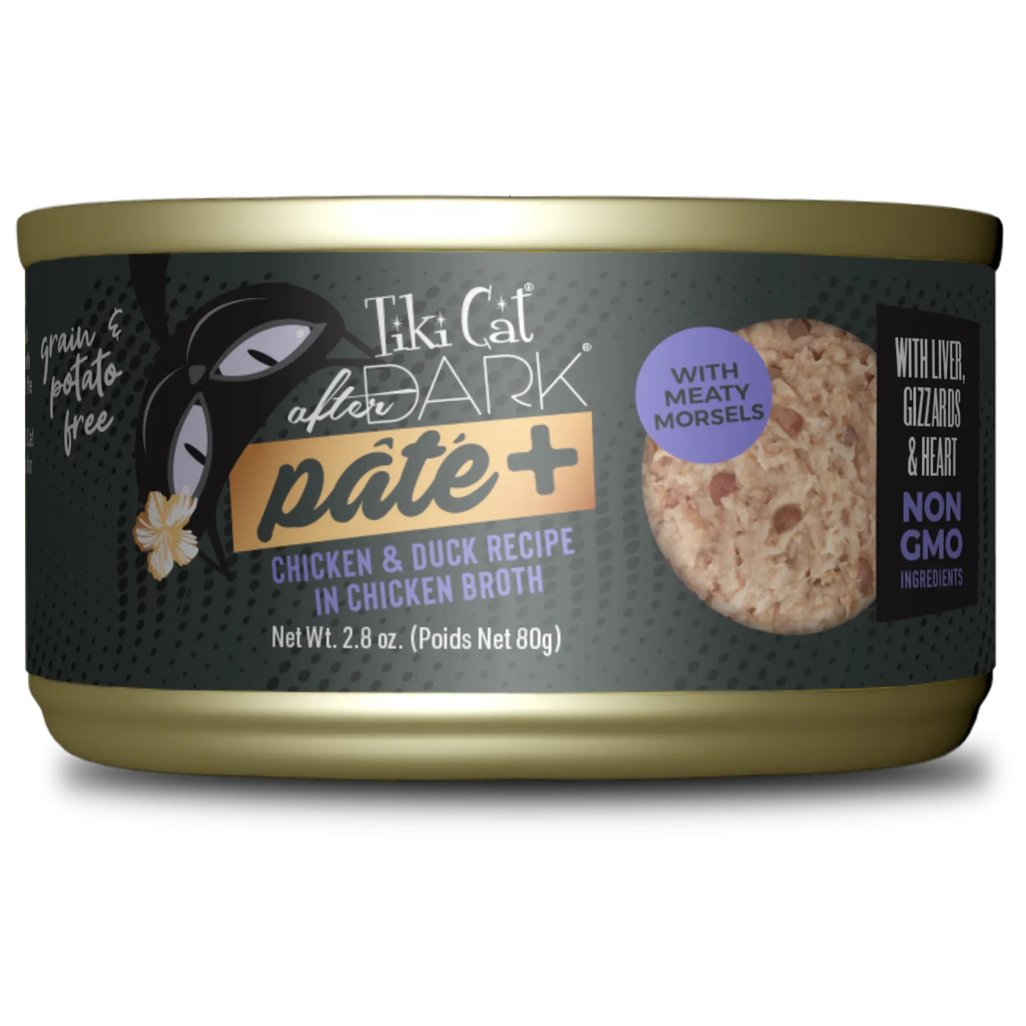 Tiki Cat After Dark 肉酱+鸡肉鸭肉风味鸡汤湿猫粮