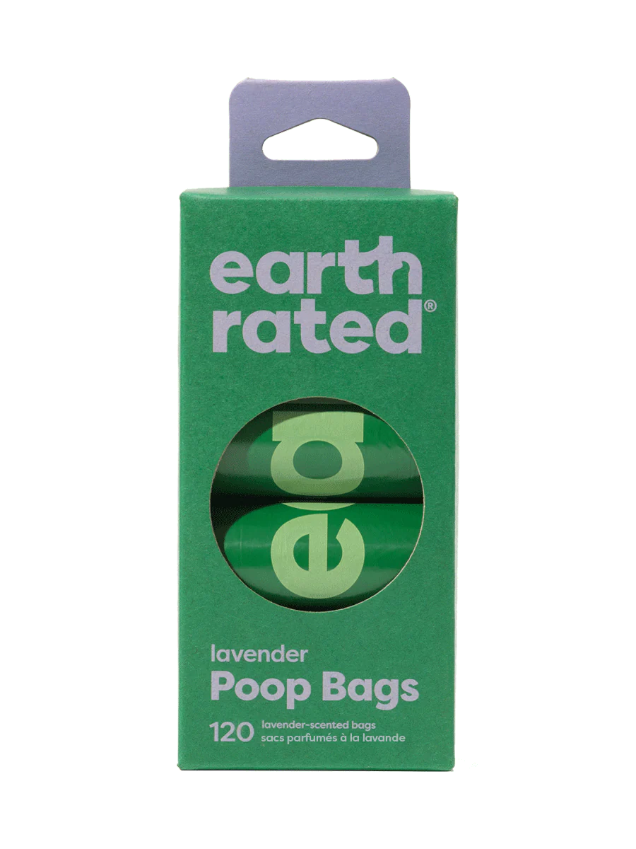Earth Rated Dog Poop Bags Refill Rolls - 100% Leak-Proof & Extra Strong