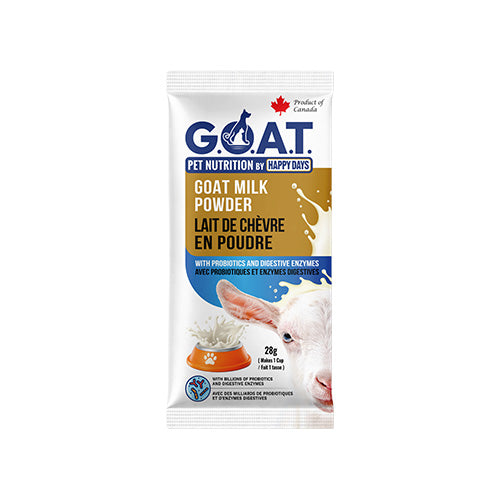 HAPPY DAYS Goat Milk Powder With Probiotics And Digestive Enzymes 28gm