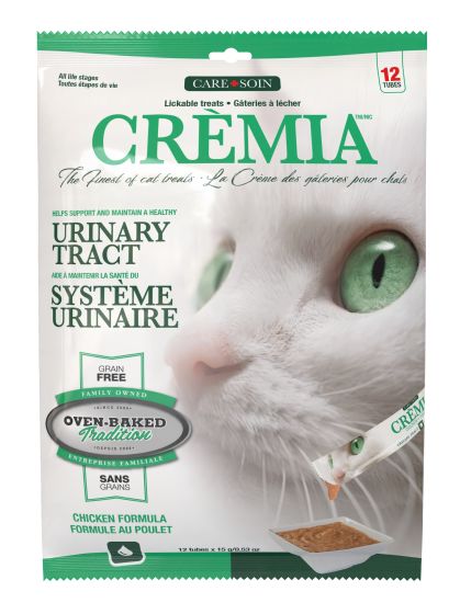Oven-Baked Tradition Crèmia Lickable Treats Grain-Free Urinary Tract Chicken Cat 15g