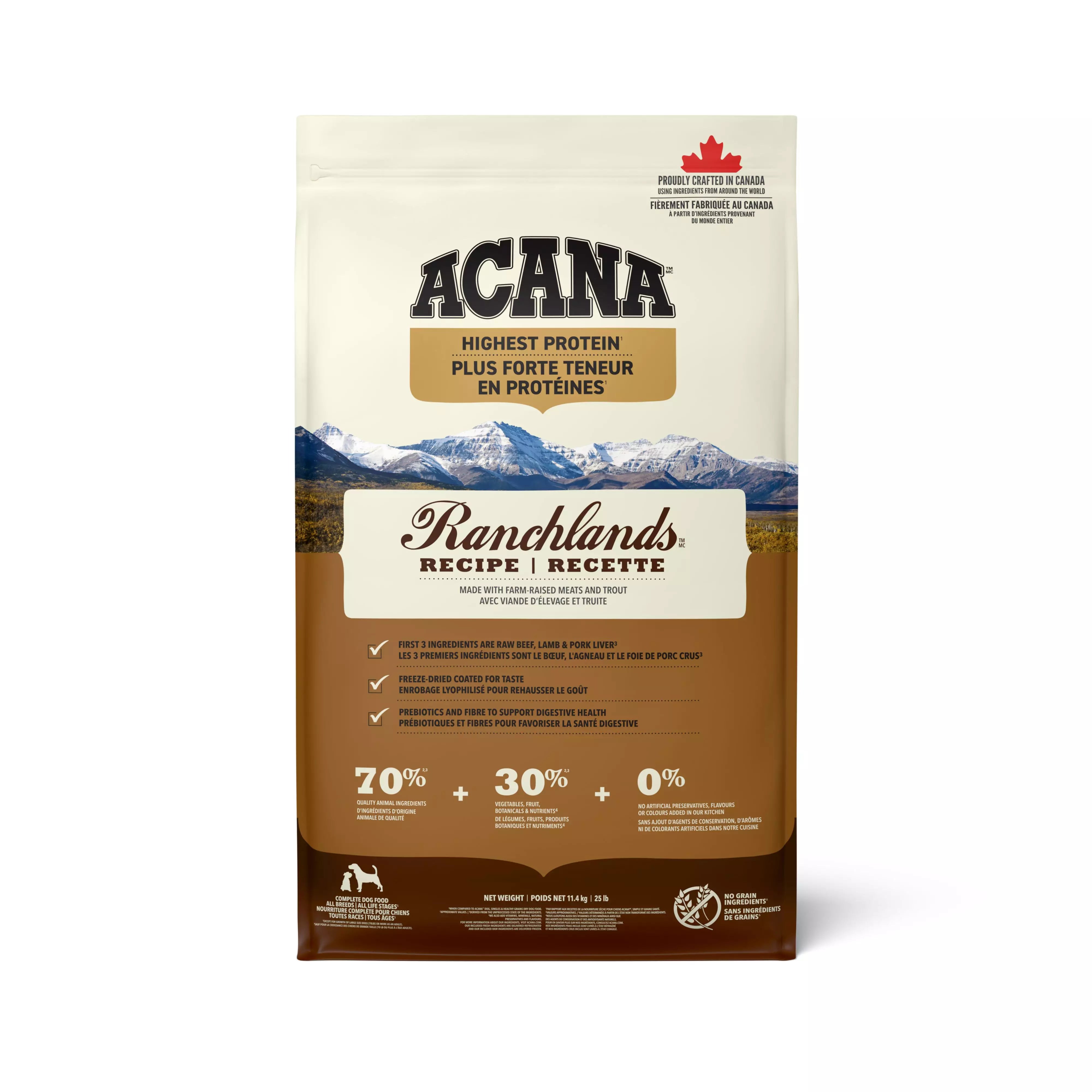ACANA Highest Protein Ranchlands Dog Food
