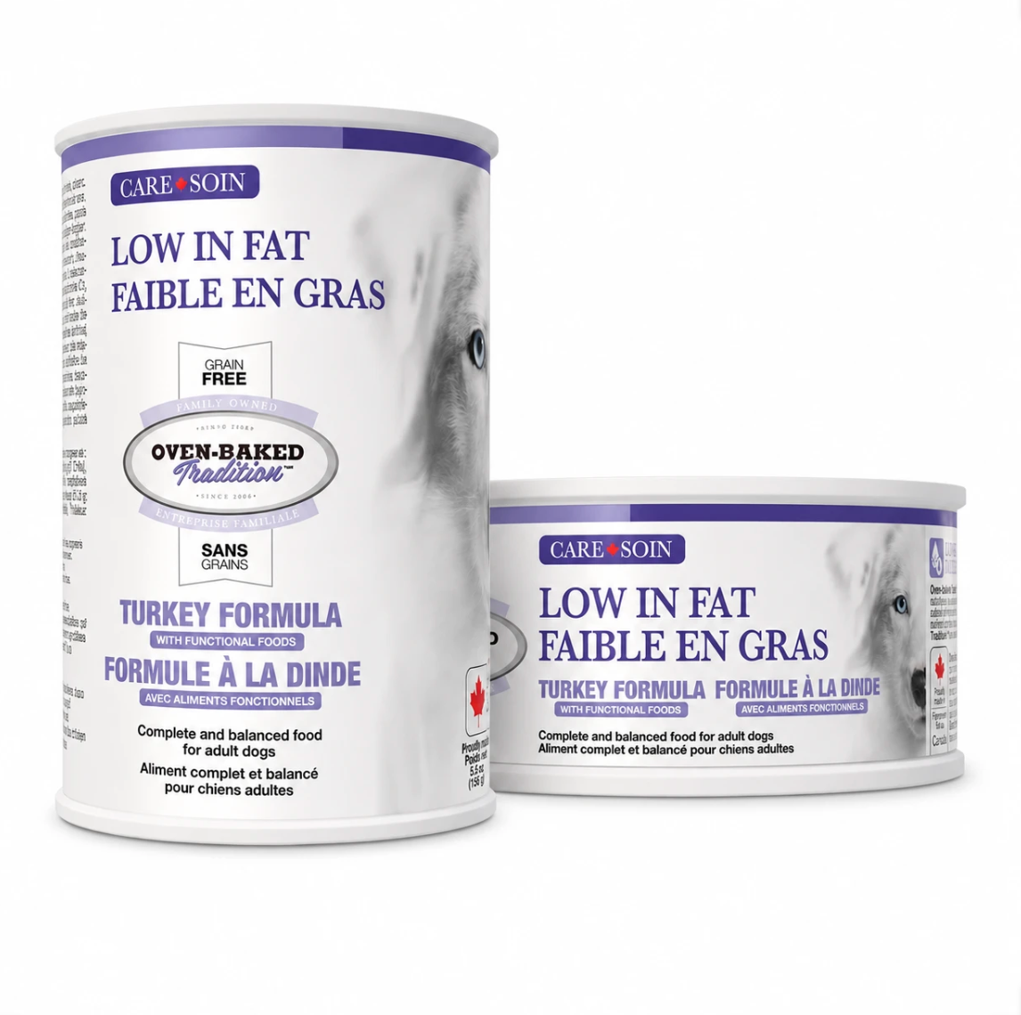 Oven-Baked Tradition Grain Free Care, Low In Fat Turkey Pate Dog