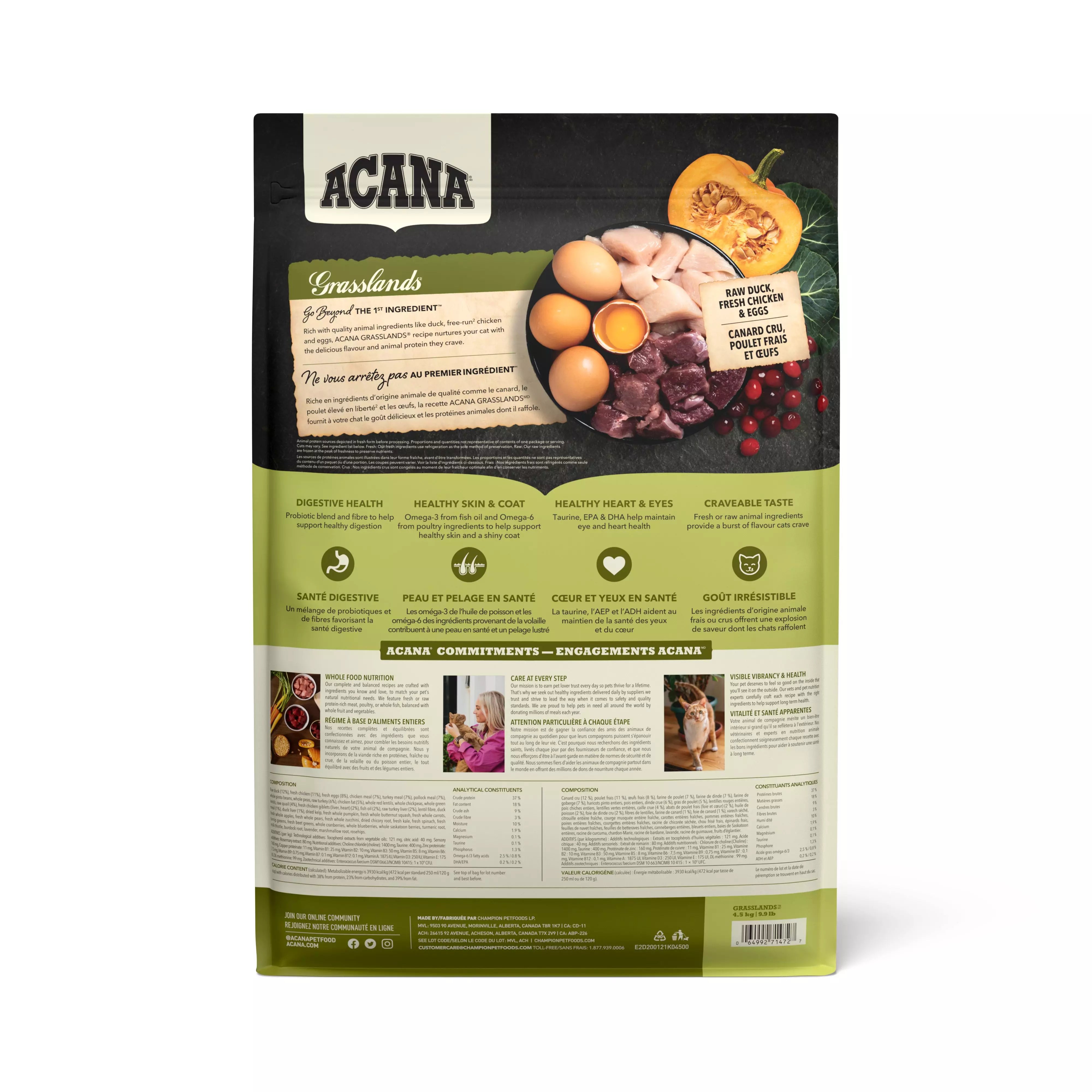 ACANA Highest Protein Grasslands Cat Food