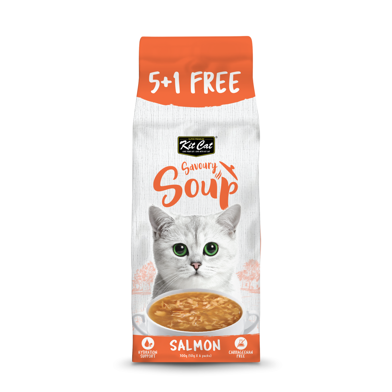 KitCat Savoury Soup Salmon 6 x 50ml