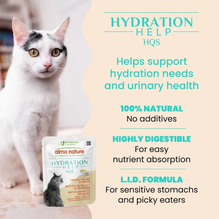 Almo Nature HQS Hydration Help - Chicken Recipe In Broth