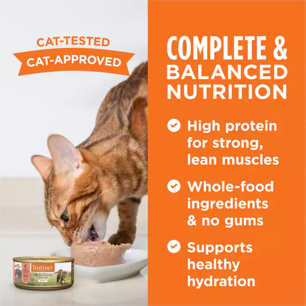 Instinct Original Real Salmon Wet Cat Food 3oz