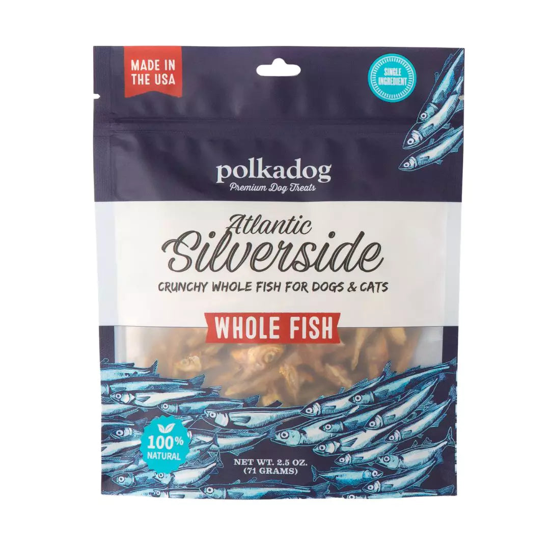 Polkadog Pouch: Whole Fish Silverside 71g