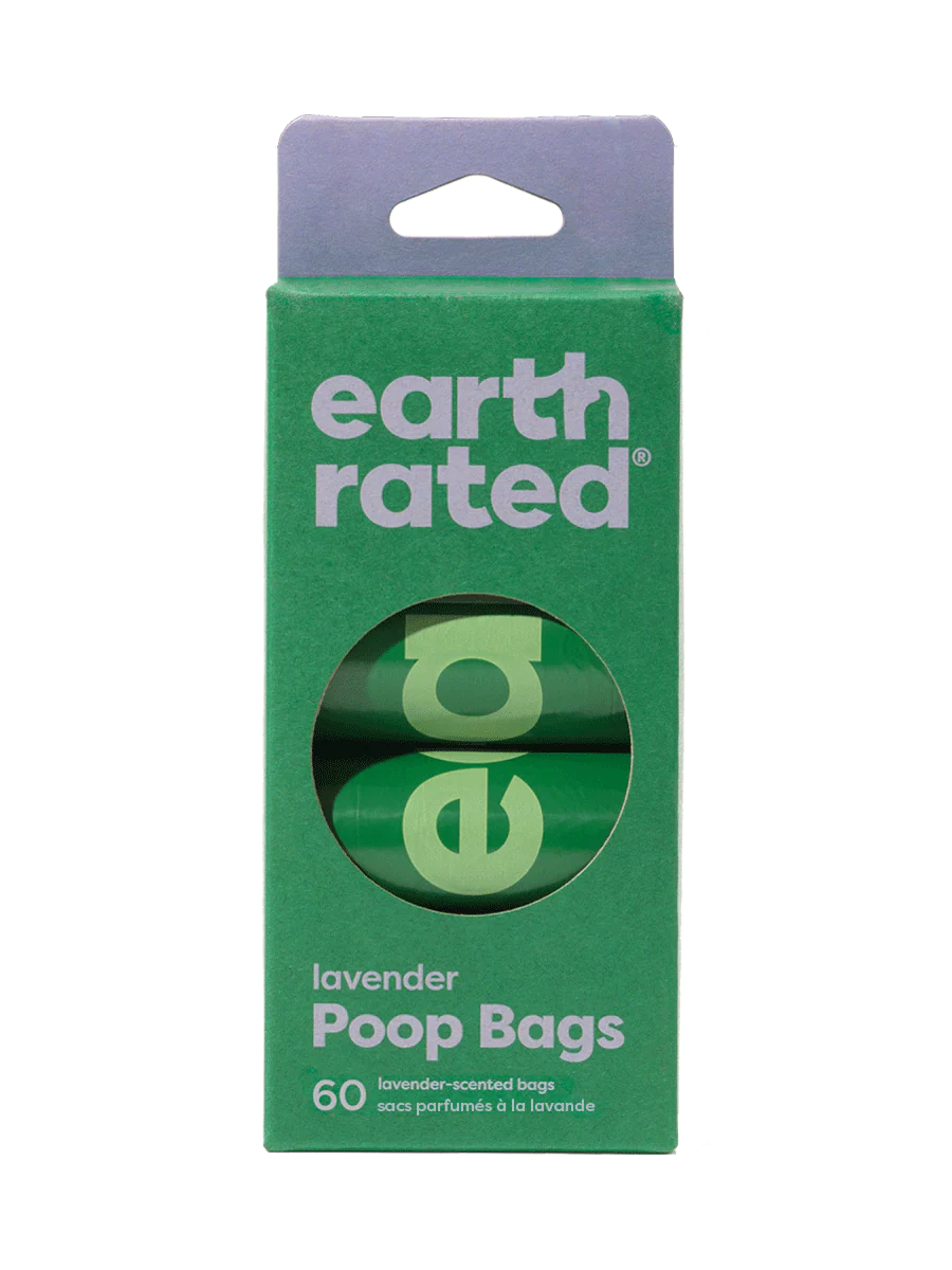 Earth Rated Dog Poop Bags Refill Rolls - 100% Leak-Proof & Extra Strong