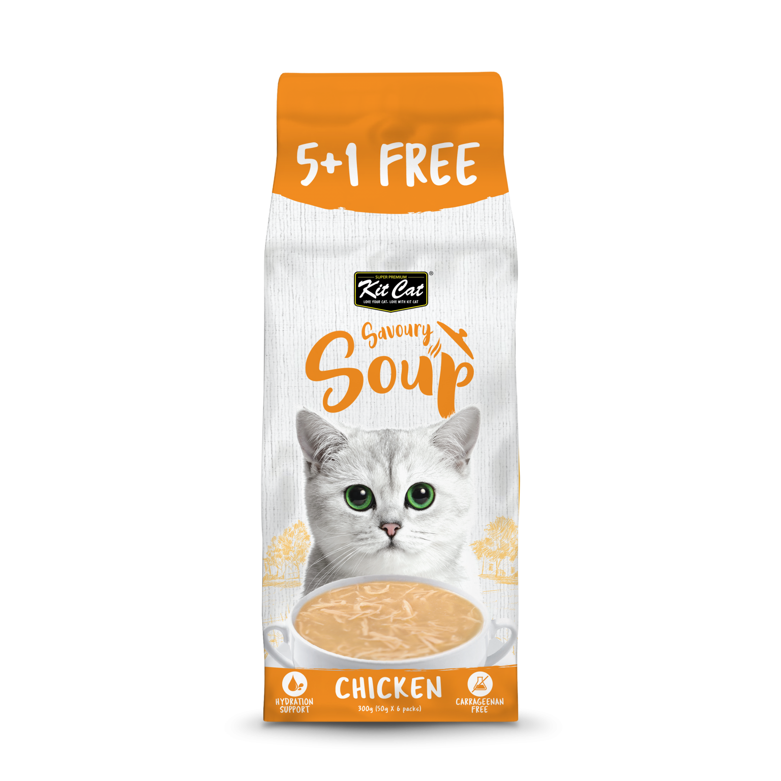 KitCat Savoury Soup Chicken 6 x 50ml
