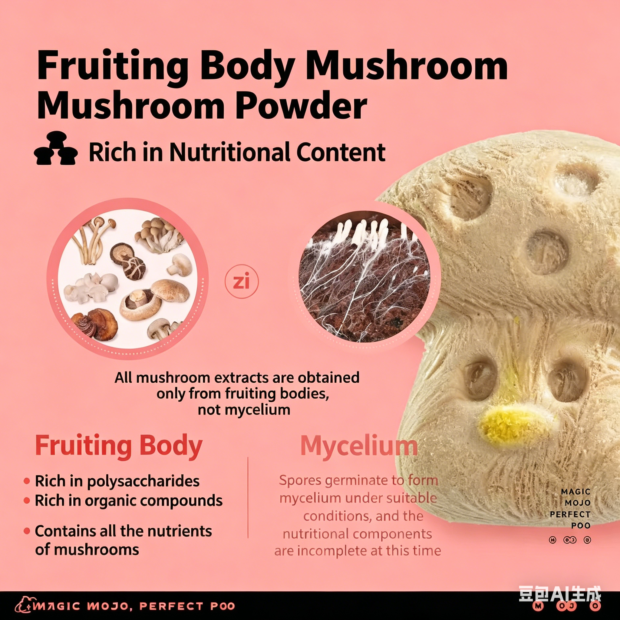 Mojo Immune Magic Mushroom Freeze-Dried Treats