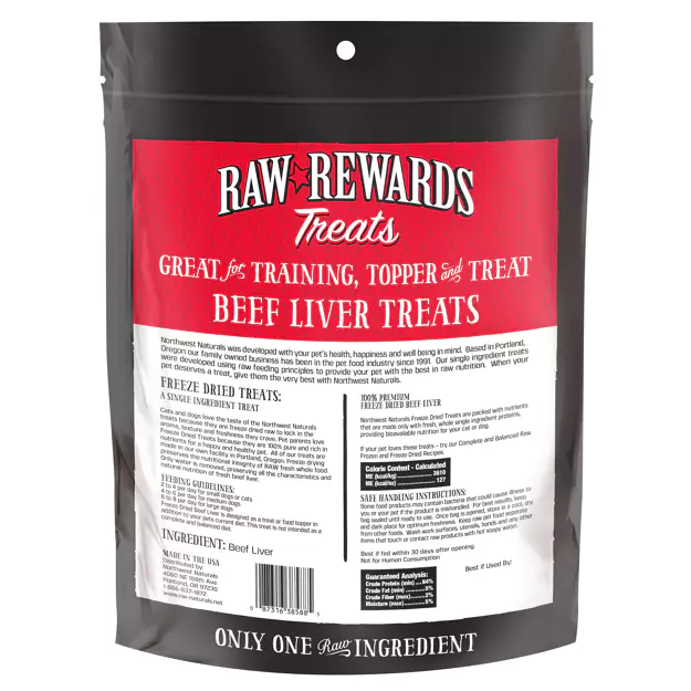 Northwest Naturals Freeze-dried Treats 283g - Beef Liver