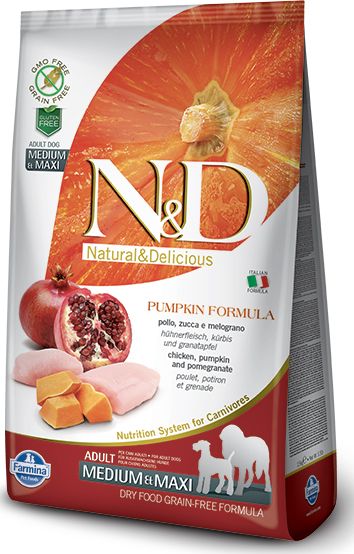 法米娜N&D南瓜鸡肉石榴犬粮2.5公斤
