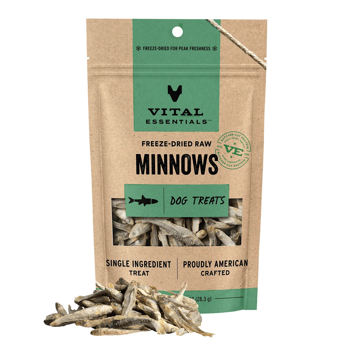 Vital Essentials 冻干小鲦鱼狗零食