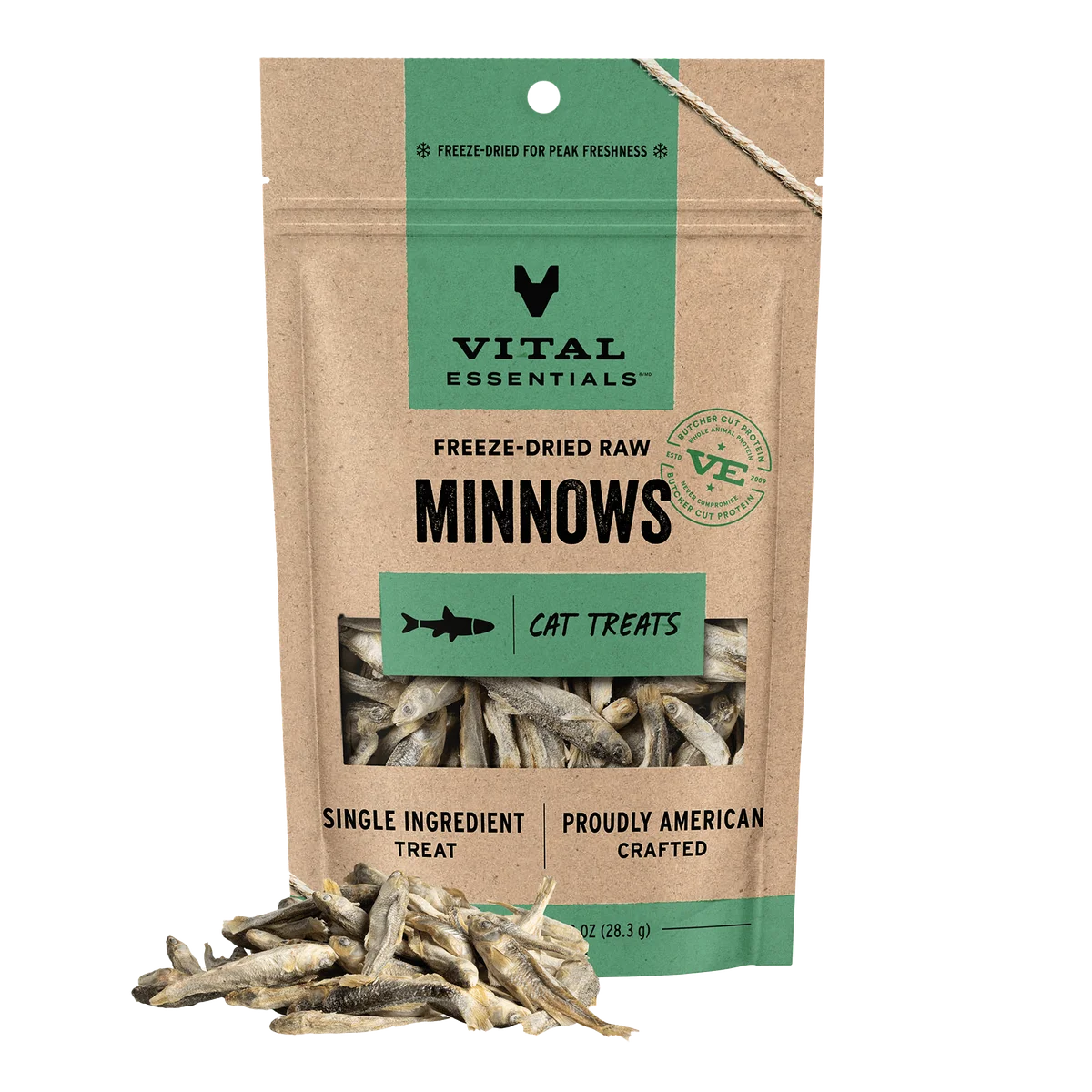 Vital Essentials 冻干小鲦鱼猫零食