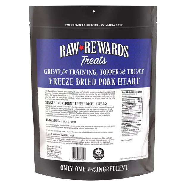 Northwest Naturals Freeze-dried Treats 283g - Pork Heart