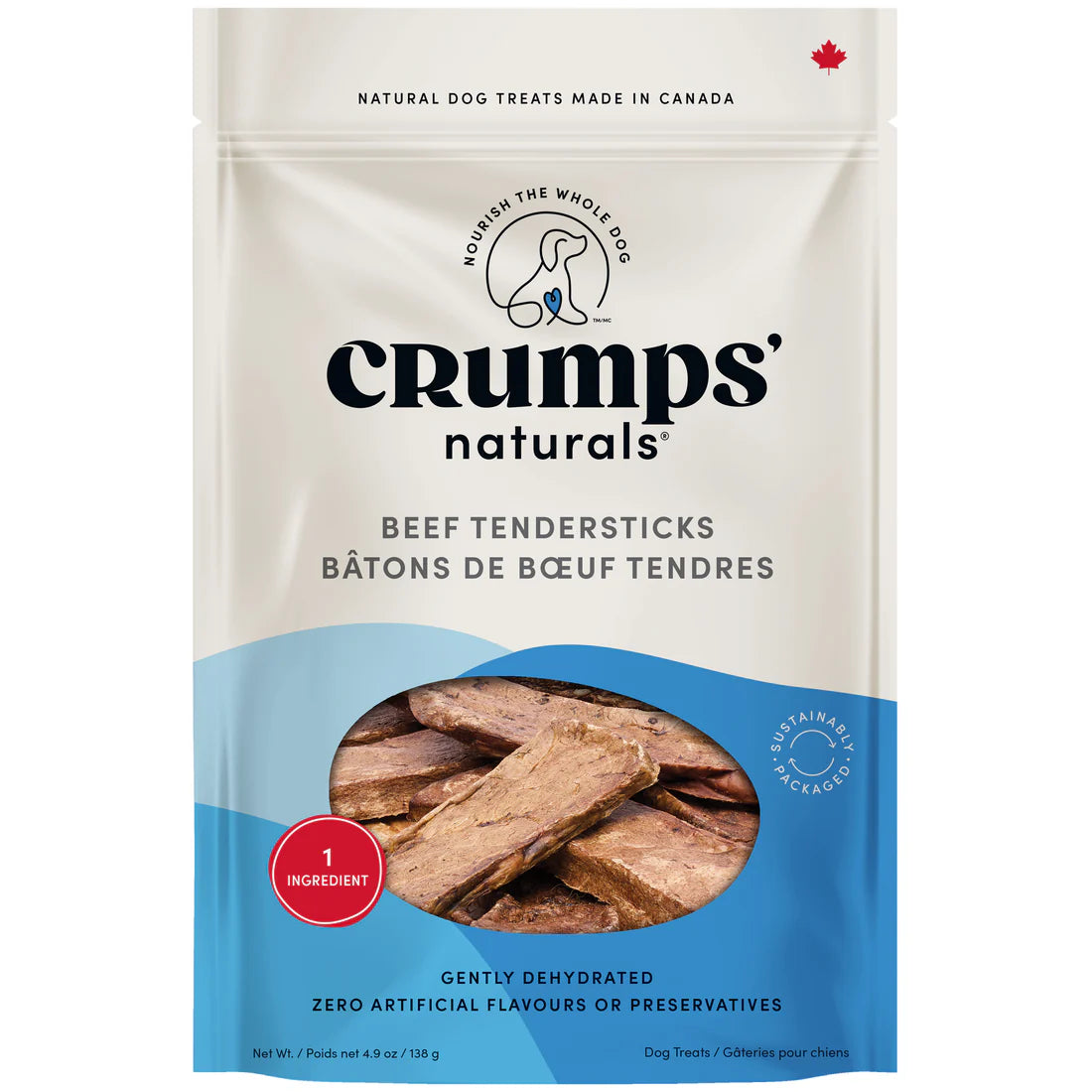 Crumps Beef Tendersticks Dog 138g