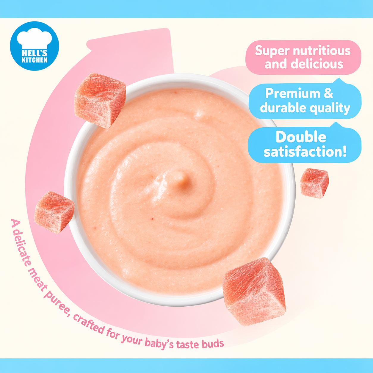 Hell’s Kitchen Cat Rainbow Smoothie Complete Meal 80g