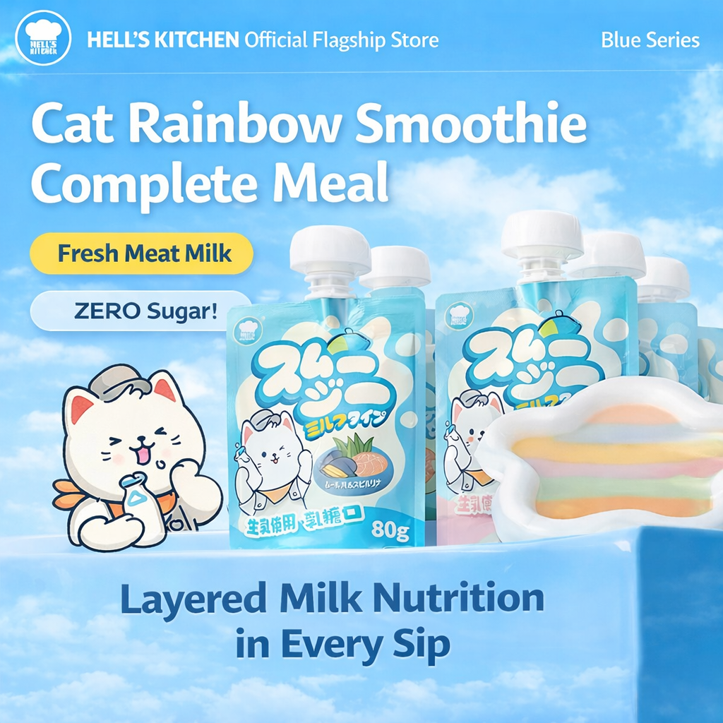 Hell’s Kitchen Cat Rainbow Smoothie Complete Meal 80g