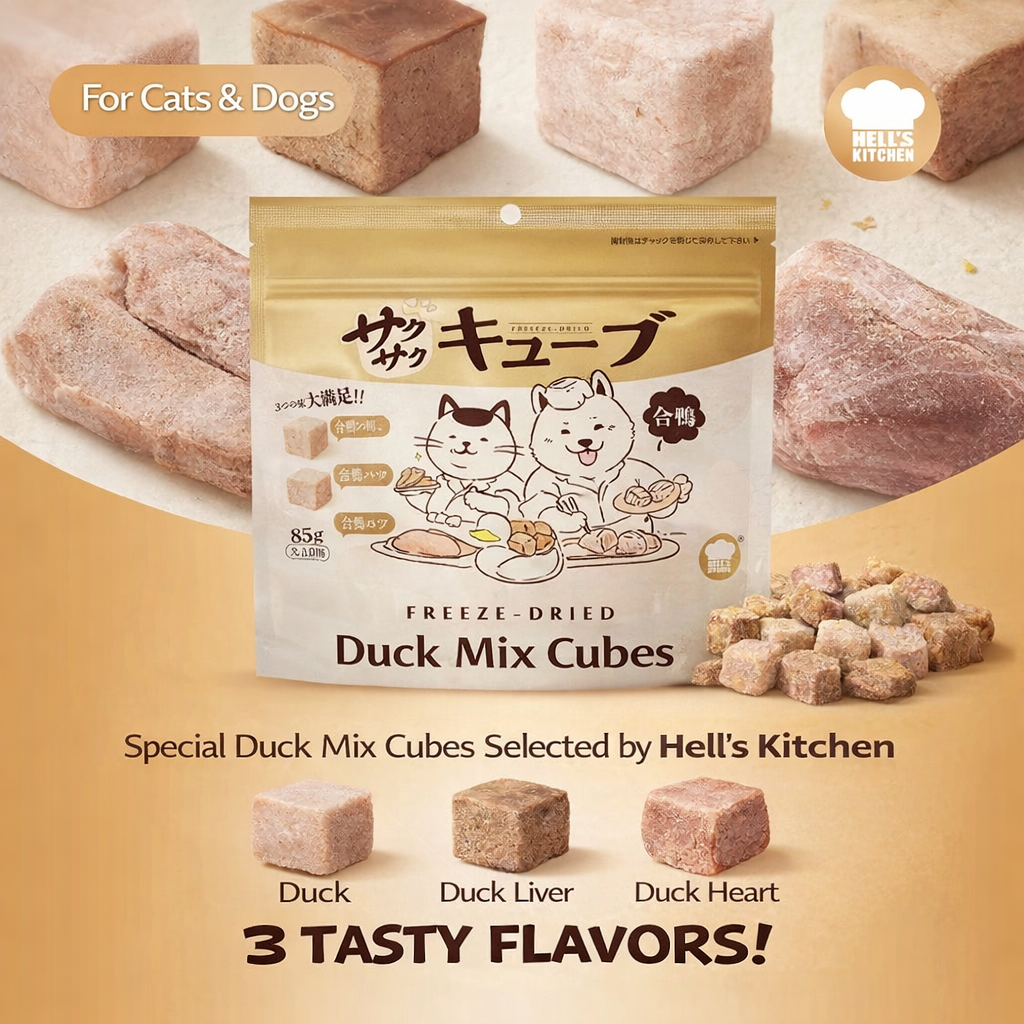 Hell's Kitchen Mixed Freeze-Dried Treats For Dogs & Cats 100g