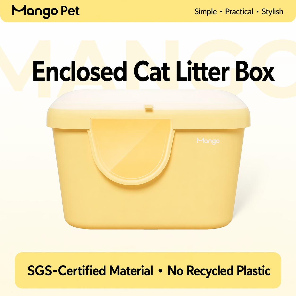 Mango Big Butter Cat Litter Box