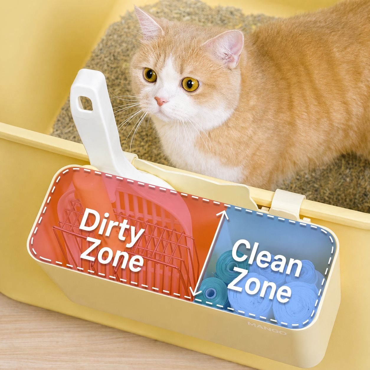 Mango Storage Box with Handle