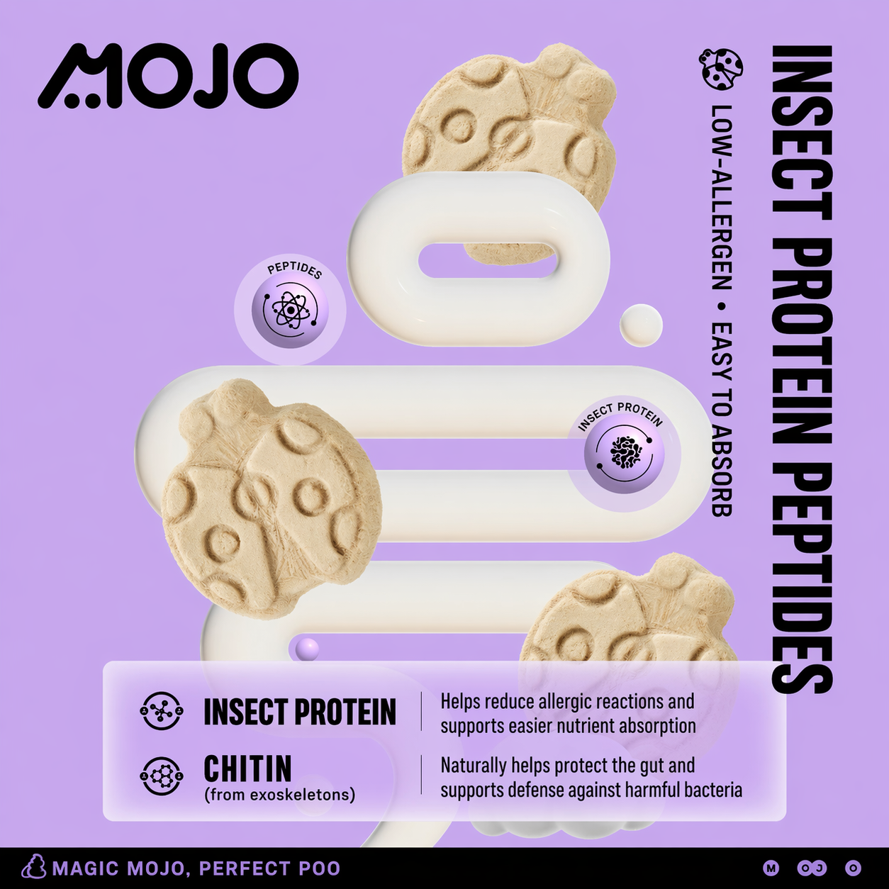 Mojo Probiotic Insect Protein Freeze-Dried Treats