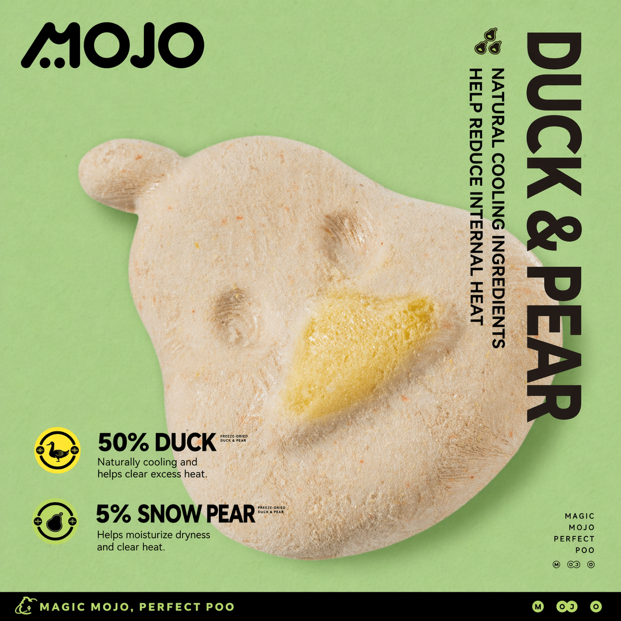 Mojo Duck & Pear Freeze-Dried Treats