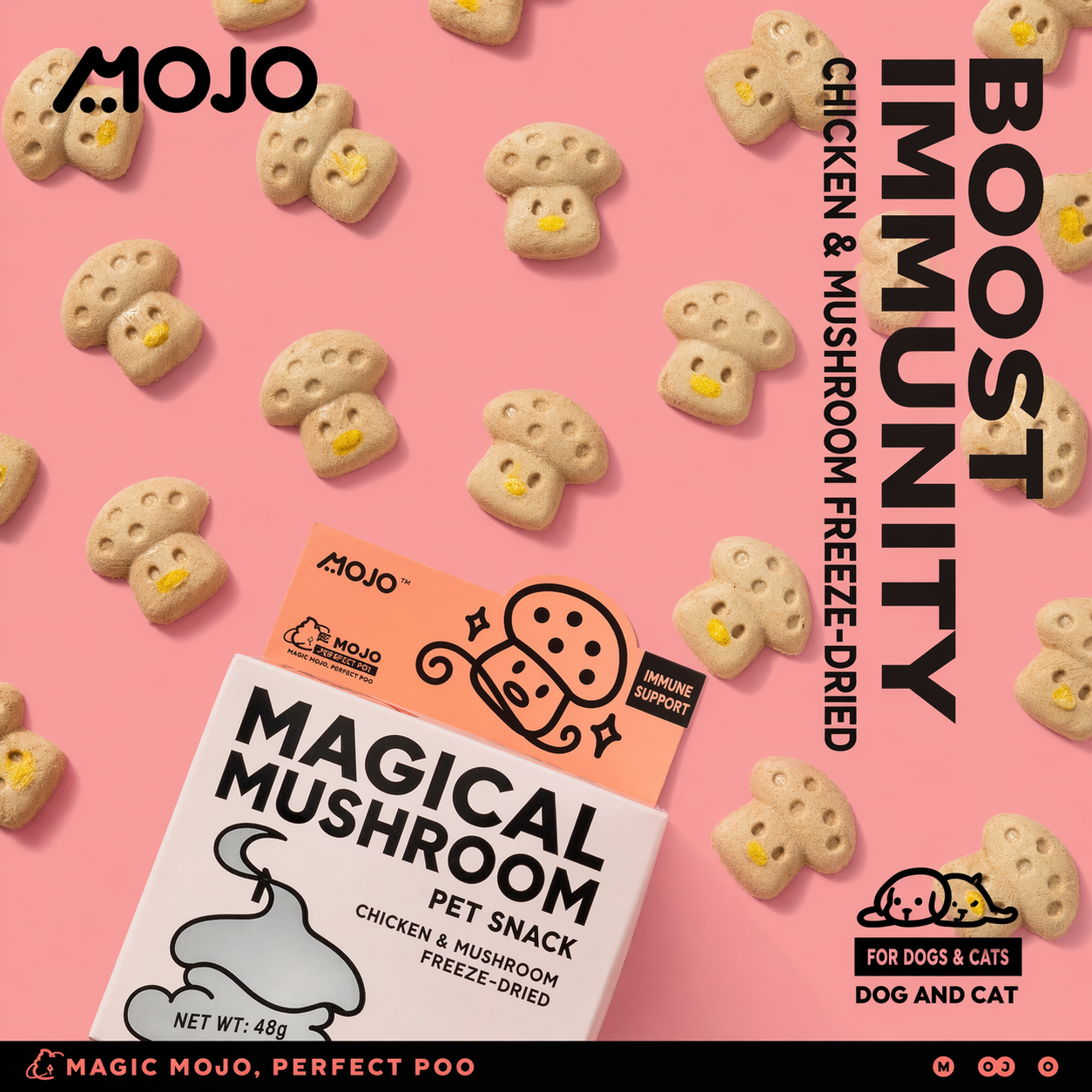 Mojo Immune 魔菇冻干零食