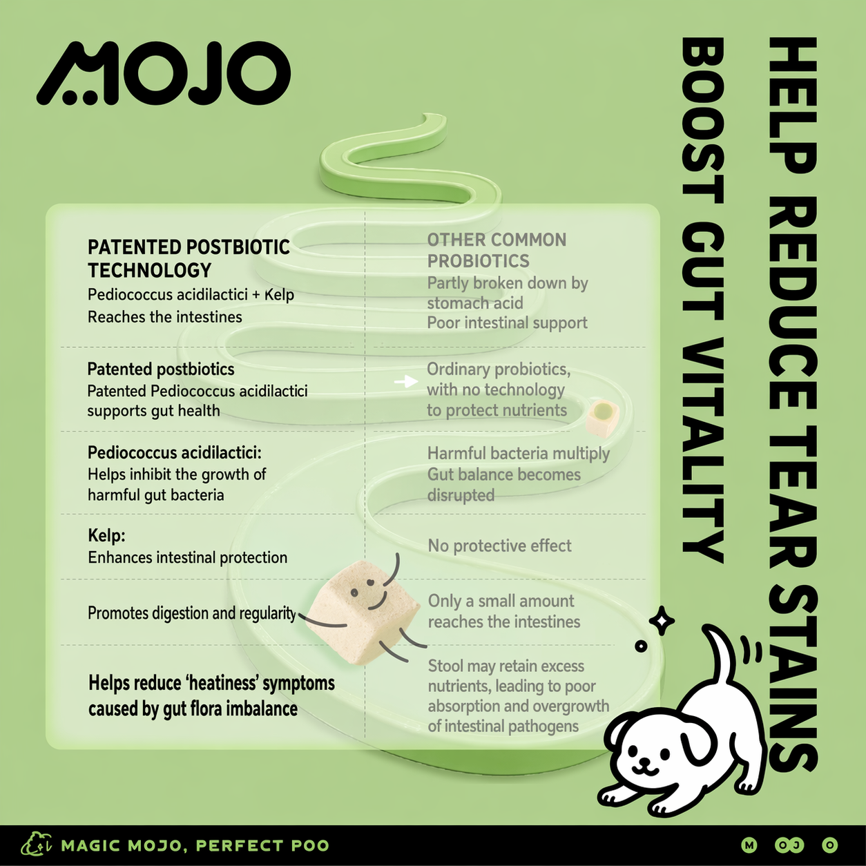 Mojo Duck and Pear Freeze-Dried Dog Treats(300g)