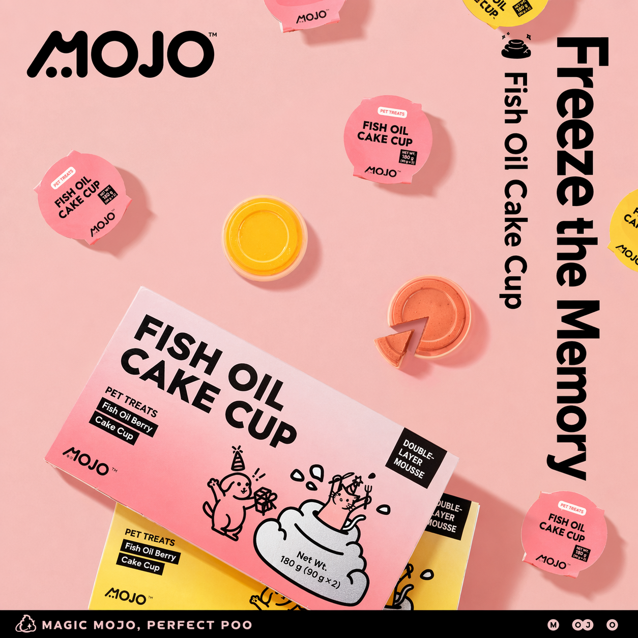 Mojo Birthday Wet Food Set (Strawberry / Pumpkin)