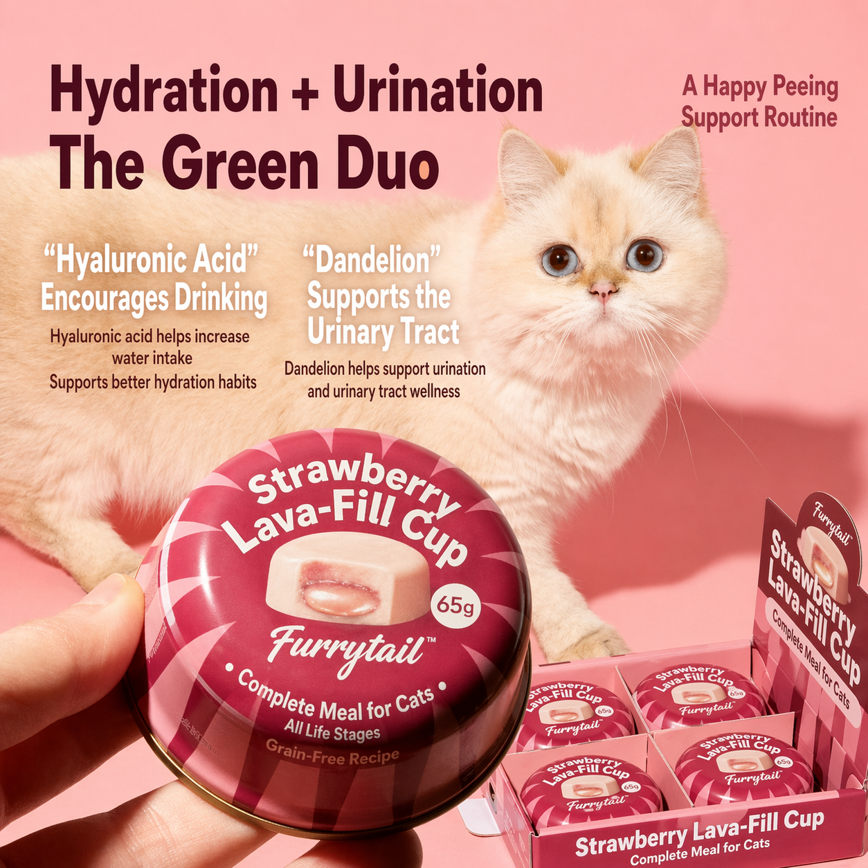 Furrytail Berry Lava-Center Wet Cat Food
