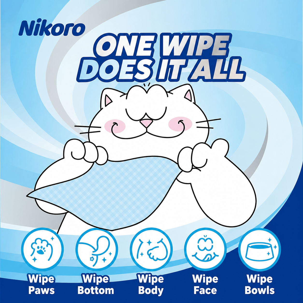 NIKORO 宠物湿巾