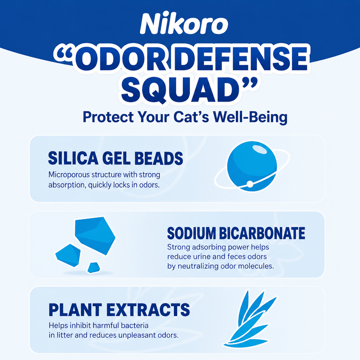 Nikoro 猫砂除臭颗粒