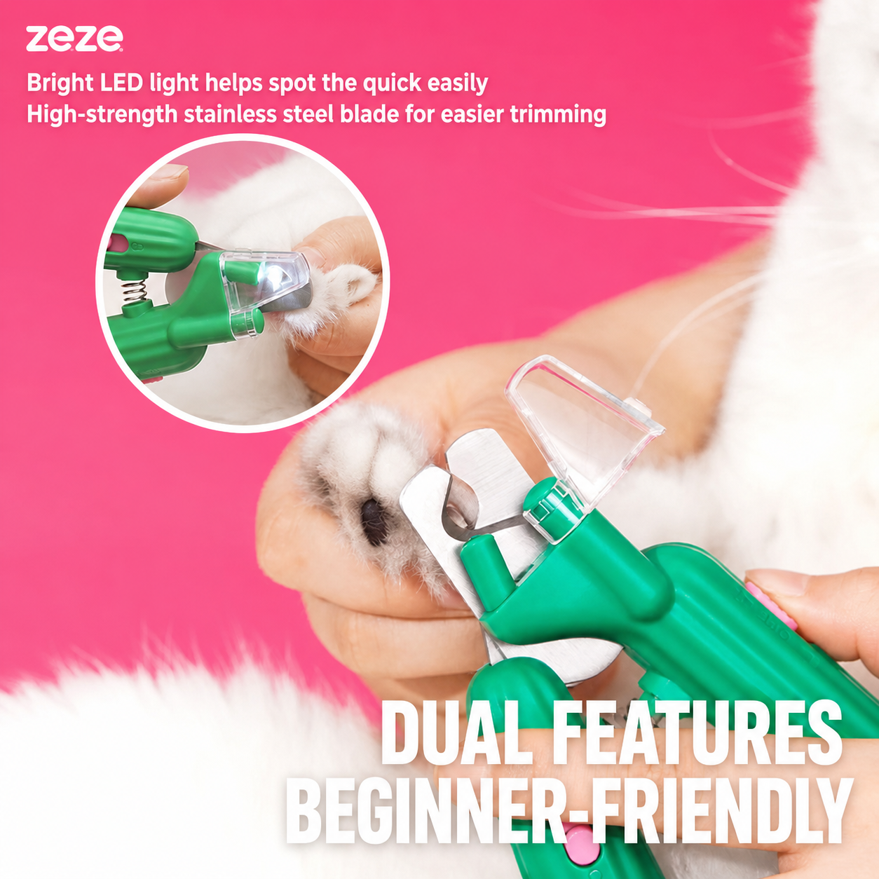 ZEZE LED 指甲刀