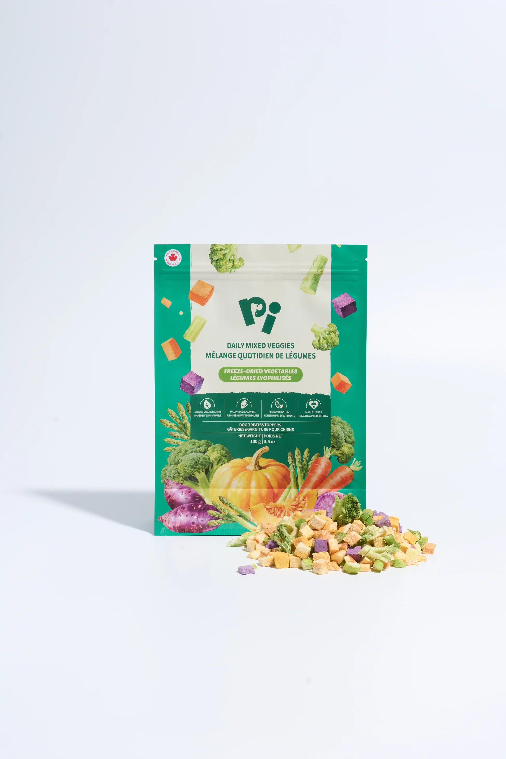 PI Pet Food – Meal Topper – Daily Mixed Vegetables – 100g