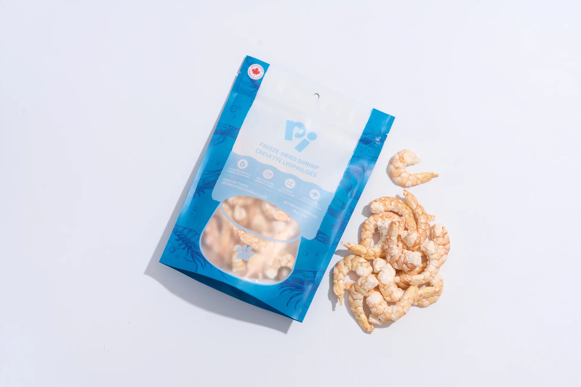 PI Pet Food – Freeze-Dried Shrimp – 28g