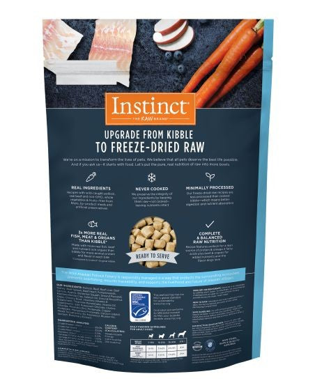 Instinct 生鲜冻干主粮 野生阿拉斯加鳕鱼 狗狗食品 24盎司