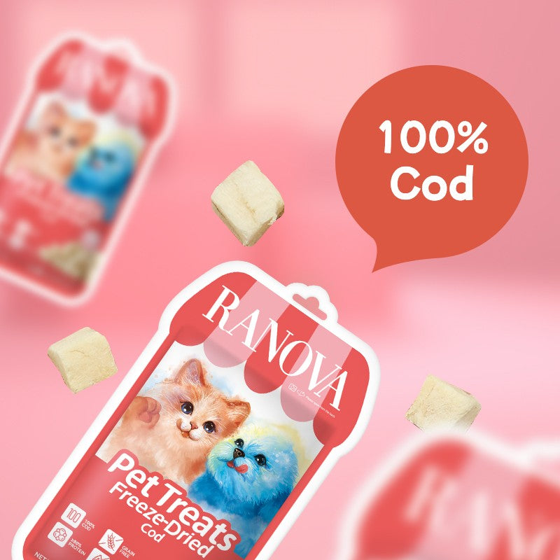 Ranova Cod Freeze-Dried Dog & Cat Treats 25g