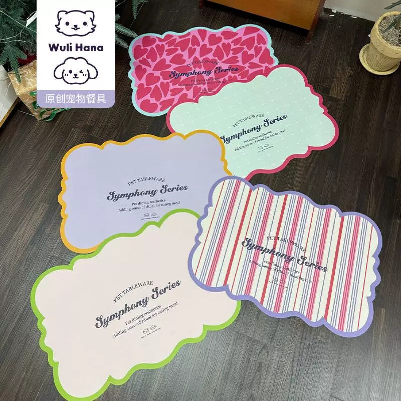 Wulihana PVC 宠物餐垫
