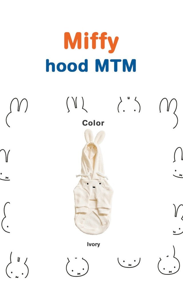 NOUTTI X MIFFY 白色连帽衫
