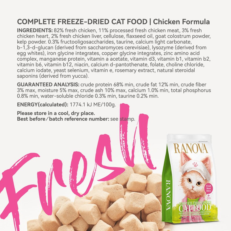 Ranova FD Cat Food-Fresh Meat Chiken