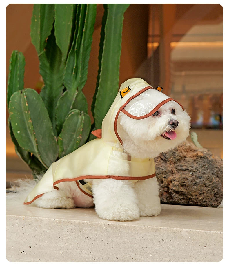Touchdog狗狗雨衣（透明）