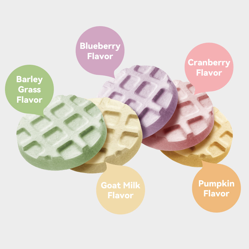 Ranova Meat Waffle Dog & Cat Freeze-Dried Treats (Mixed Flavor)