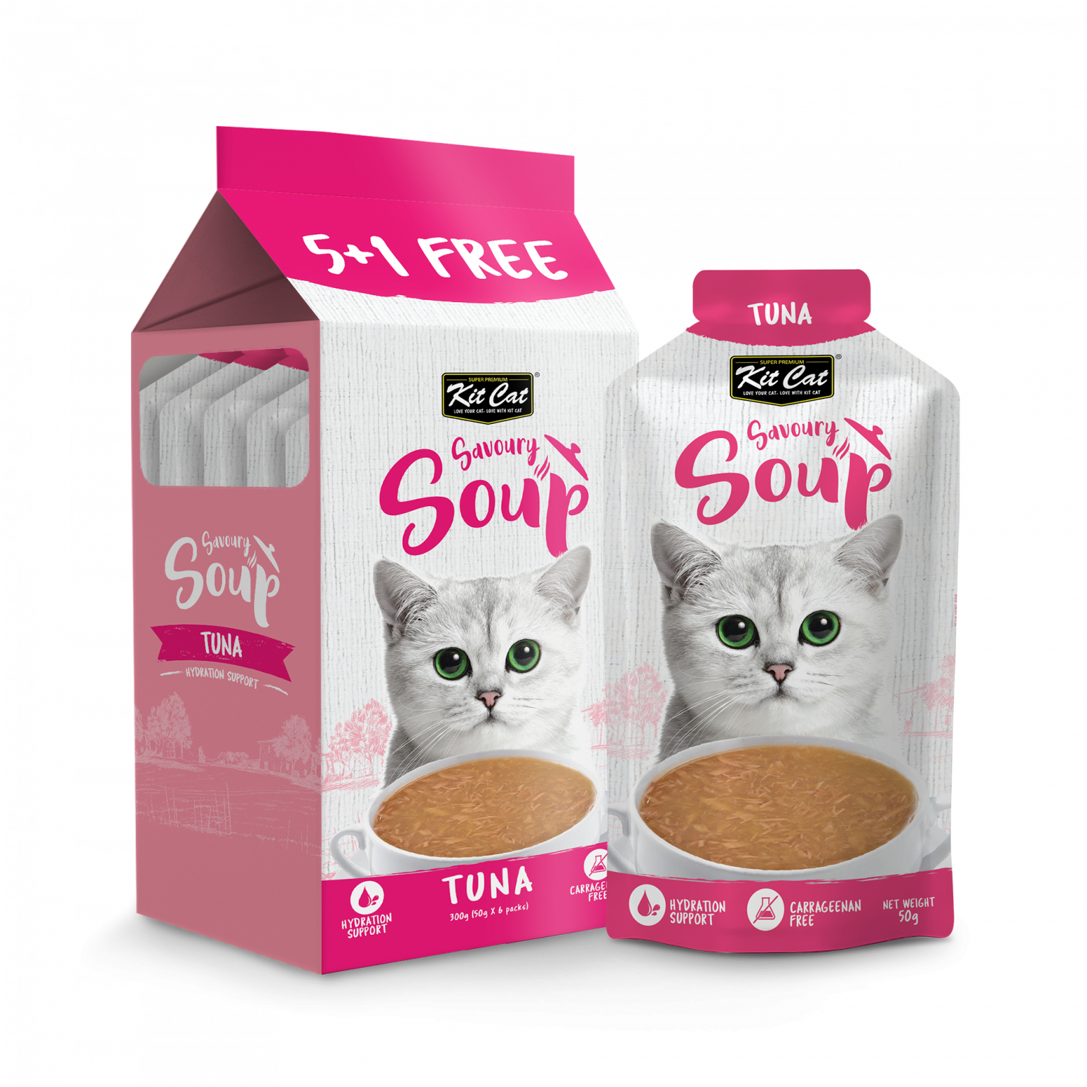 KitCat Savoury Soup Tuna 6 x 50ml