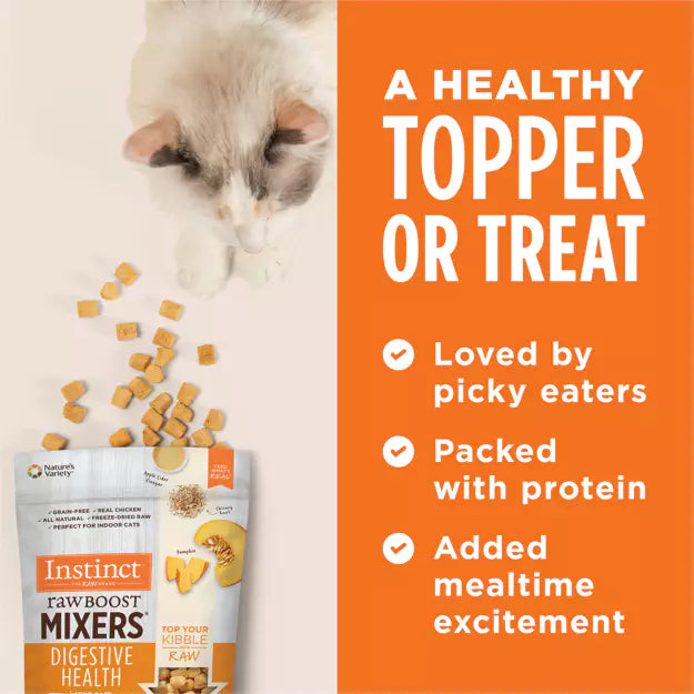 Instinct Raw Boost Mixers Cat Food Topper Digestive Health Recipe 156g