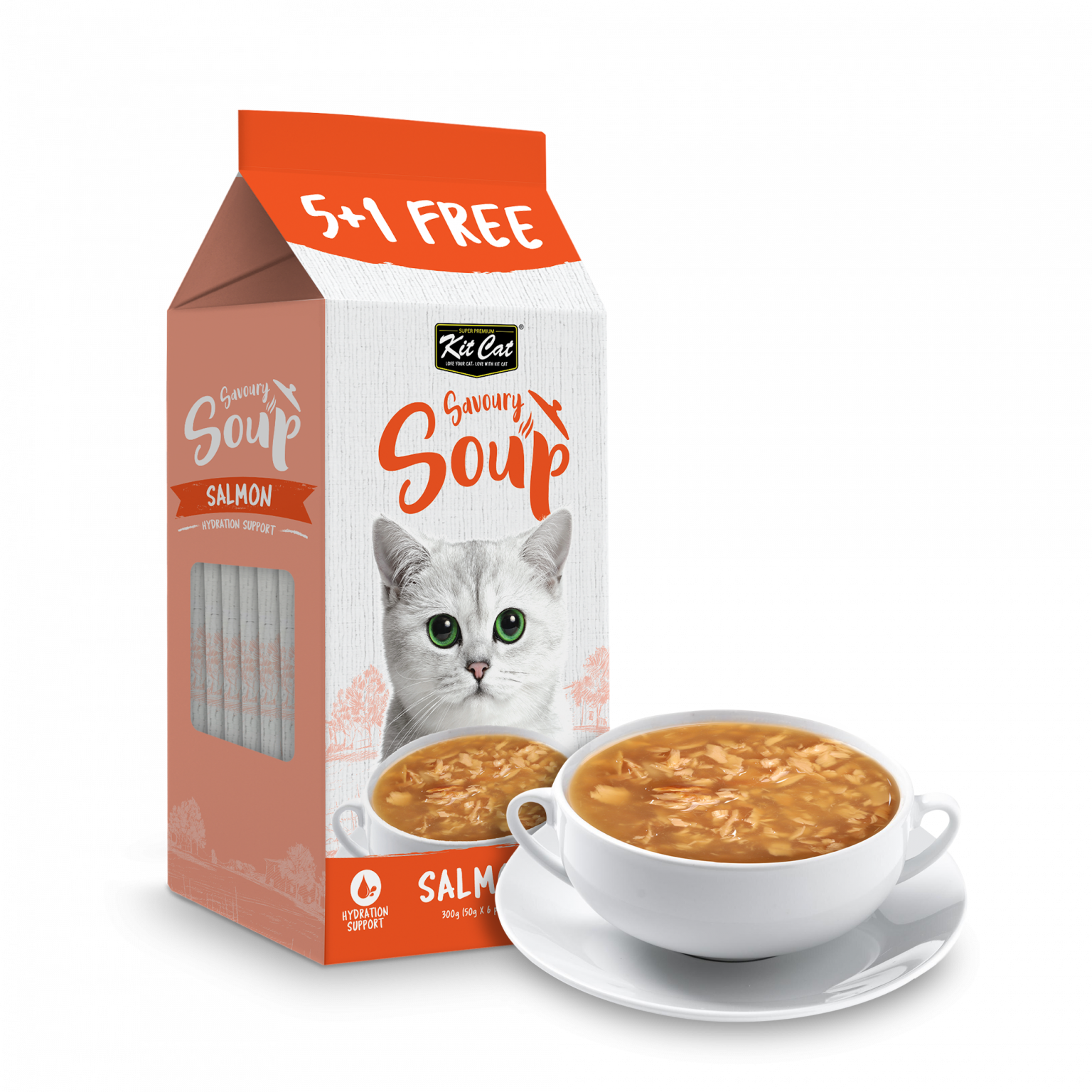 KitCat Savoury Soup Salmon 6 x 50ml