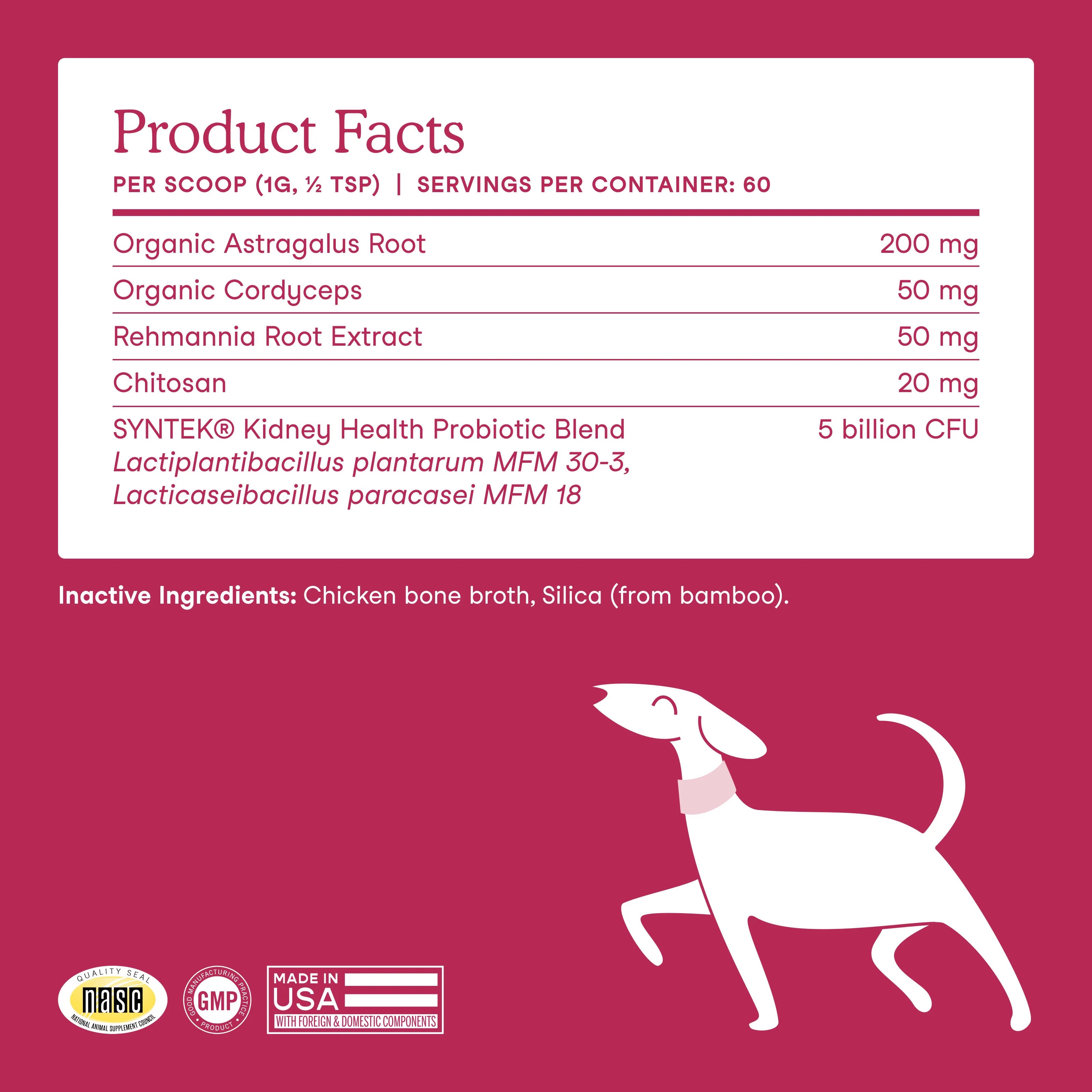 Fera Pet Kidney Support for Dogs